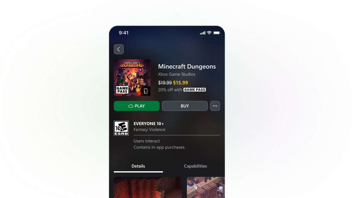 The commerce experience built into the consolidated app